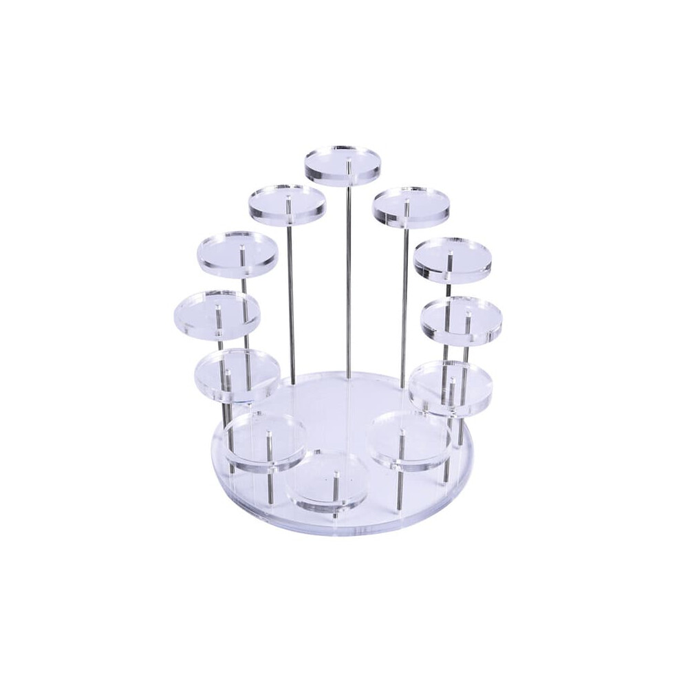 Acrylic Cupcake Stand Transparent 12-Tier 962125791808