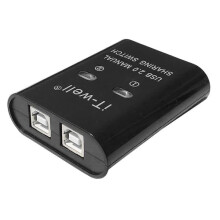 USB Printer Sharing Device Manual 2-Port KVM Splitter