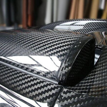 Carbon Fiber Car Wrap Decal 5D Glossy Waterproof