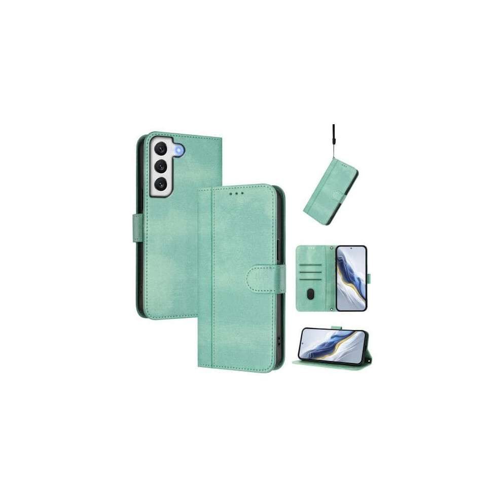 Samsung Galaxy S22 5G Case Retro Leather Mint Green 962029269878
