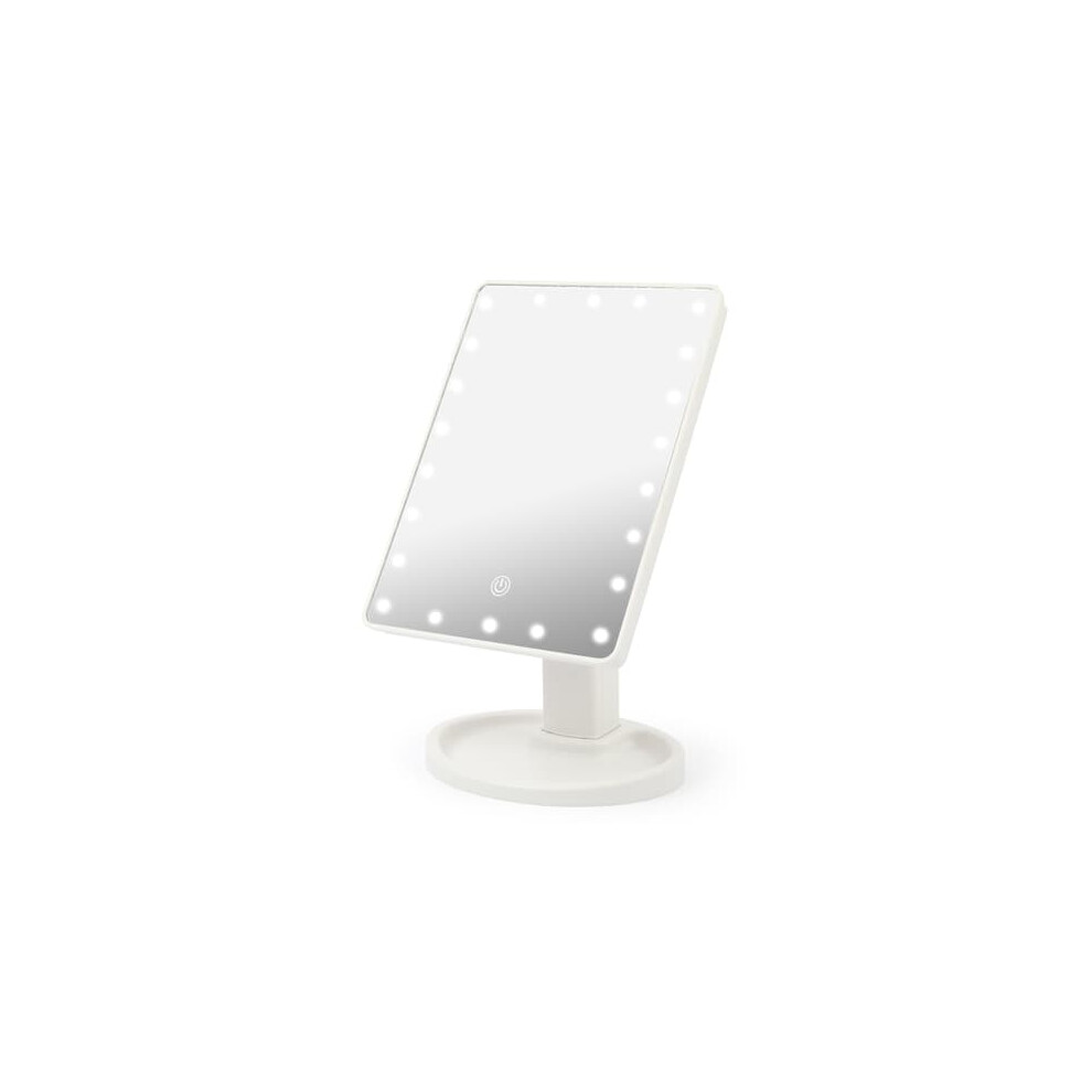 LED Makeup Mirror White 10x Magnification