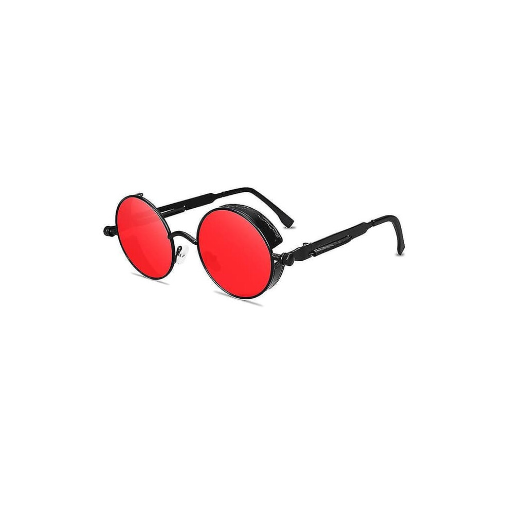 Steampunk Sunglasses Frame Lenses 1 Pair Black/Red 962029279129