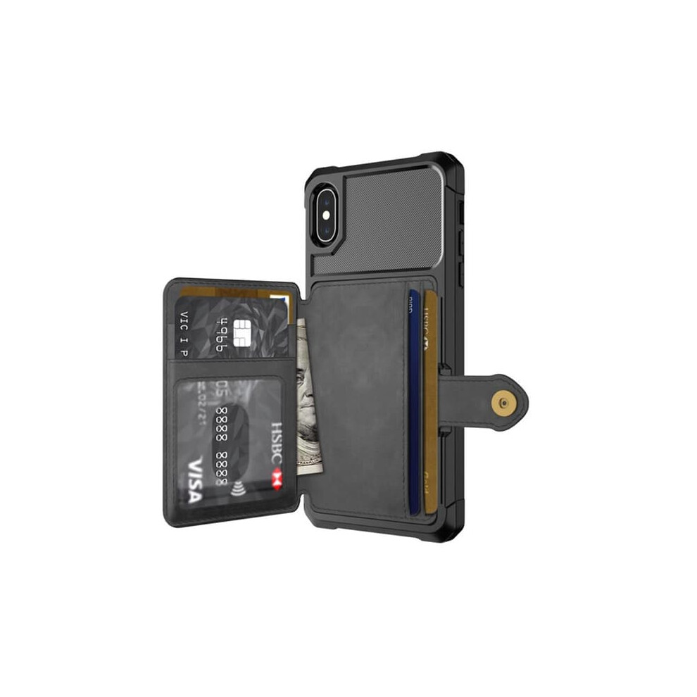 Iphone Xs Max Case With Card Slot Black 962029279303