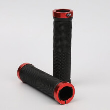 Rubber MTB Bike Grips Anti-slip Red 1 Pair
