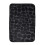MOUDUO non-slip striped area rug black 1