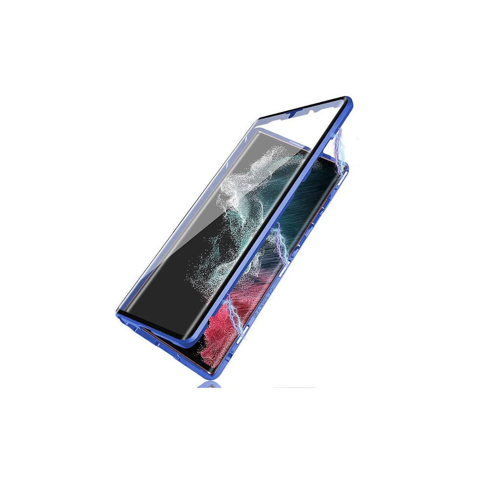 Samsung Galaxy S21 Ultra Magnetic Double Shell Case Blue 962029282846
