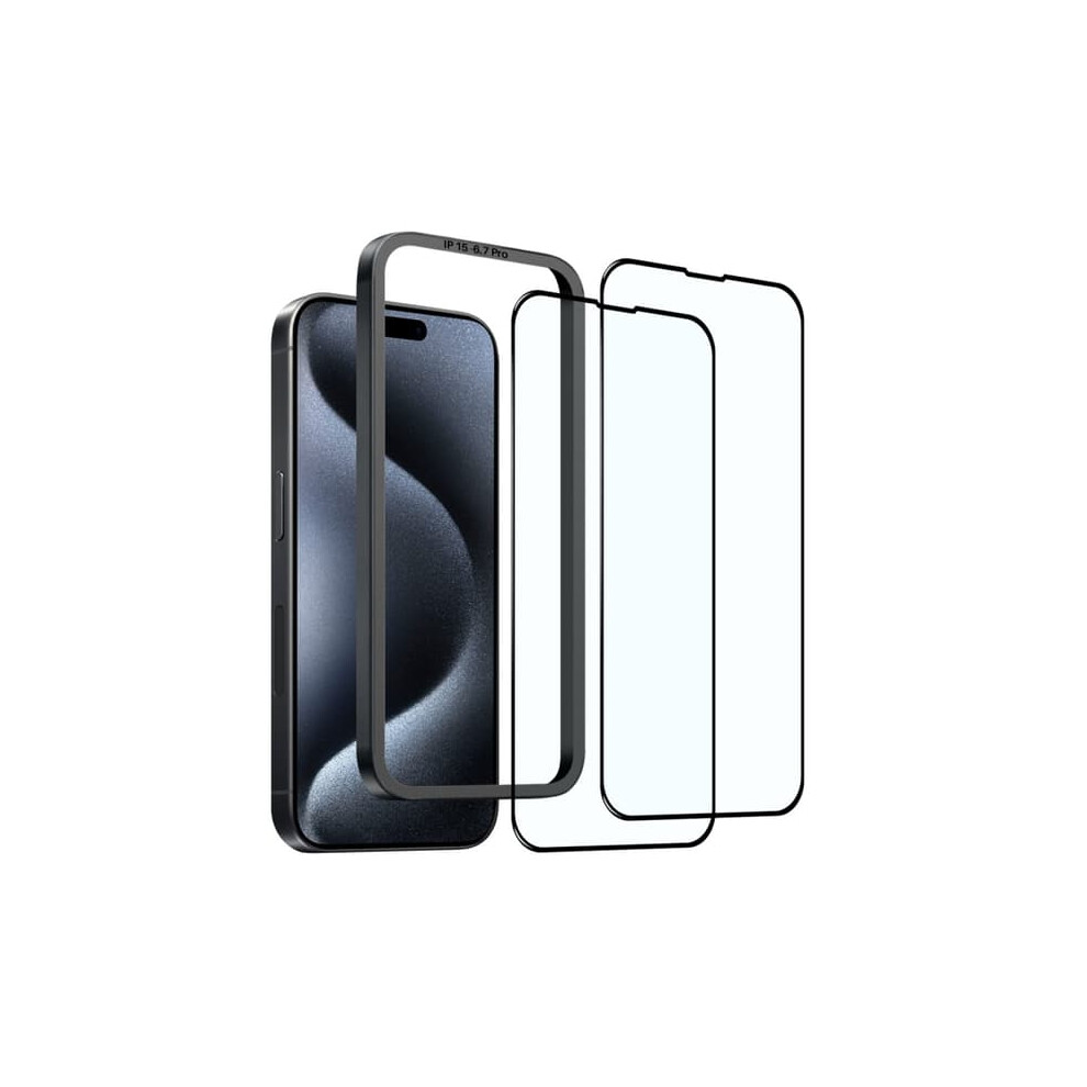 Iphone 15 Pro Max Screen Protector Tempered Glass Full 962125791228