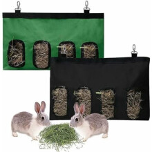 Guinea Pig Hay Bag Waterproof Oxford Cloth 4-Hole