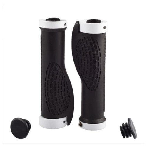 Bicycle Handlebar Grips White 1 Pair