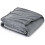 Fleece Blanket for Sofa Soft Cozy Silver Grey 1 Pack 1