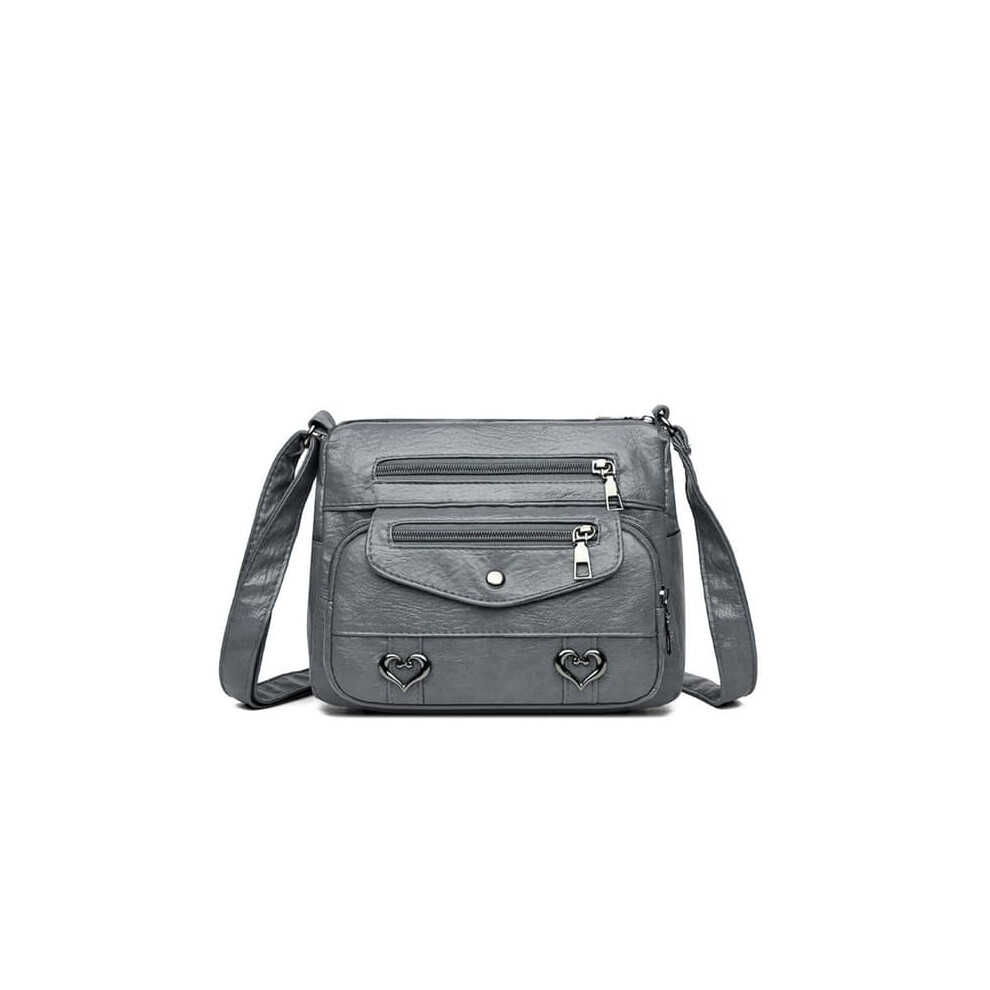 Women's Crossbody Bag Grey Tote Handbag 962125812077
