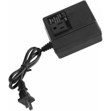 Black voltage converter 220V to 110V travel adapter 1 pack