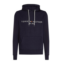 (M, Pine Green) Tommy Hilfiger Mens Logo Hoodie