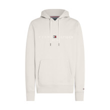 (XXL, Oatmilk) Tommy Hilfiger Mens Logo Hoodie