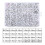 Black acrylic cube alphabet beads for jewelry making 1