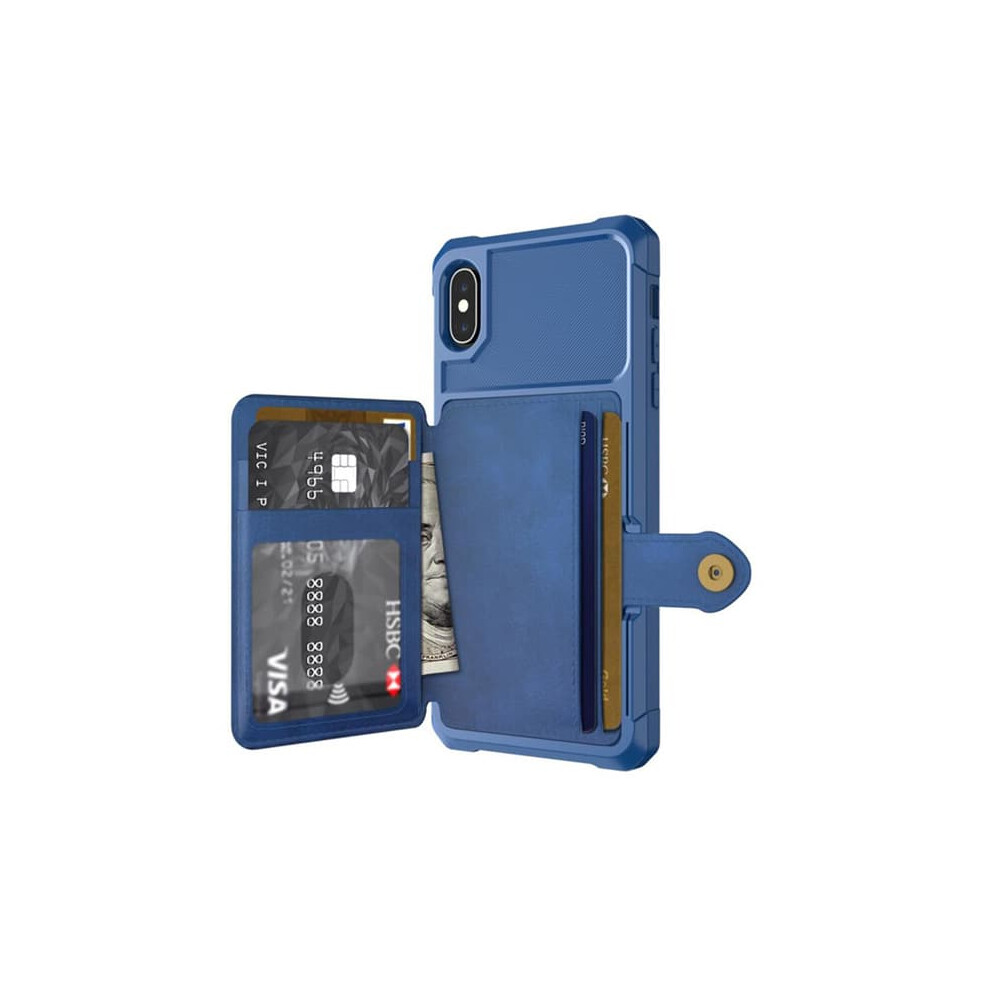 Iphone Xs Max Case With Card Slot Blue 962029279310
