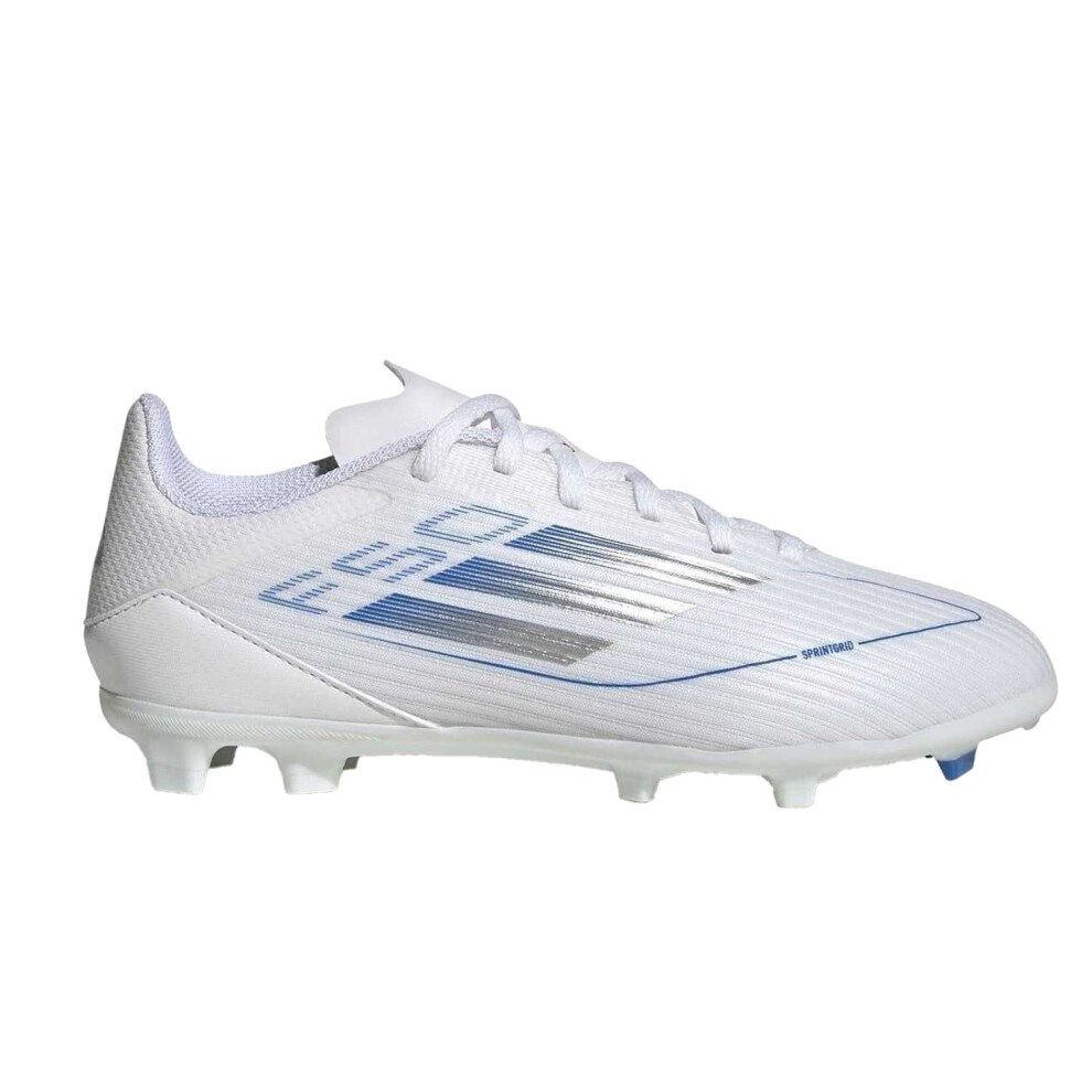 Adidas (10 Uk Child, White) Childrens/Kids F50 League Firm Ground Football Boots