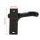 MOUDUO universal screen door handle kit right hand black 3
