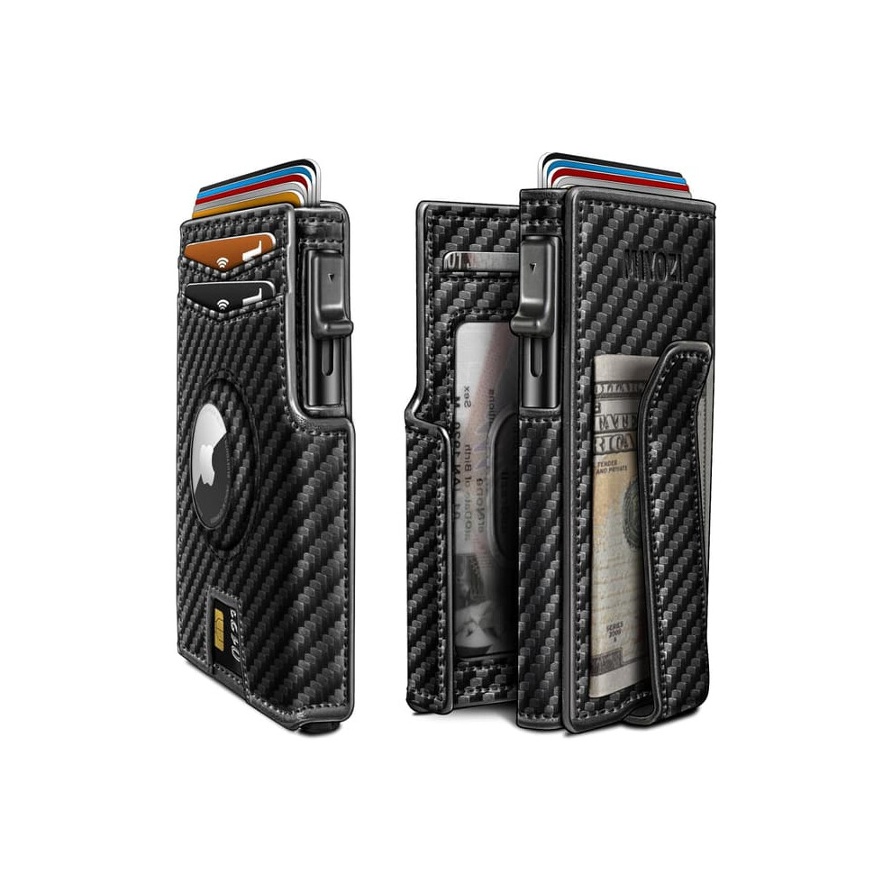 Men's Airtag Wallet With Money Clip And Rfid Blocking 962125793345