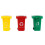 Garbage Cans Toy ABS Portable 3pcs 1