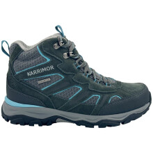 (6 UK, Grey/Blue) Karrimor Womens/Ladies Mount Suede Waterproof Walking Boots