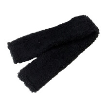 (One Size, Black) Hy Fur Fabric Girth Sleeve