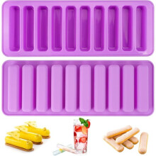 Silicone Cereal Bar Mold with 20 Rectangular Cavities