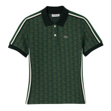 (3XL, Green) Lacoste Mens Monogram Jacquard Polo Shirt
