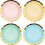 Disposable Pastel Plates Pack of 8 1