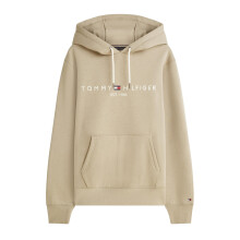 (XL, Beige) Tommy Hilfiger Mens Logo Hoodie