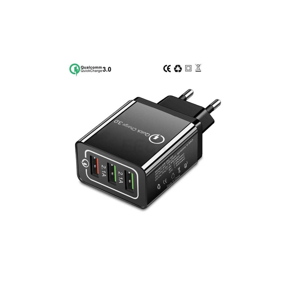 Fast Charging Wall Charger Qc3.0 4.8A Black 962125315875