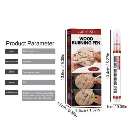 Scorch Pen Wood Burning Marker Set 3 pcs 1