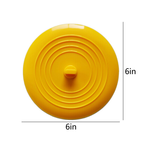Tub Stopper Flat Drain Cover 6 inches 2