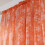 Snowflake Voile Curtains Silver Foil Print Pair 4
