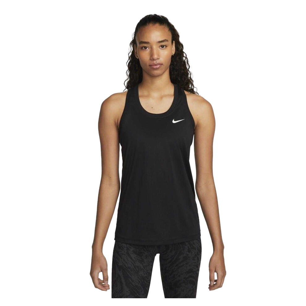 Nike (8 Uk, Black) Womens/Ladies Dri-Fit Racerback Tank Top