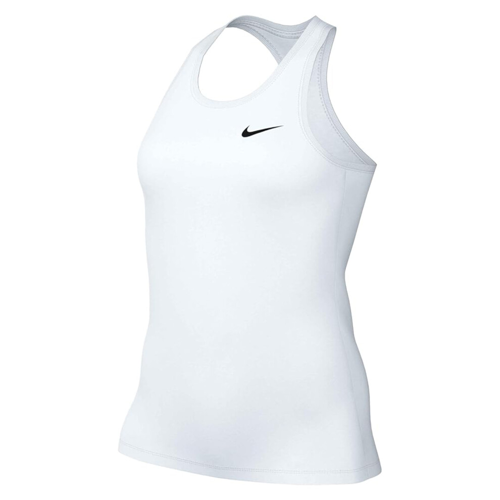 Nike (8 Uk, White) Womens/Ladies Dri-Fit Racerback Tank Top
