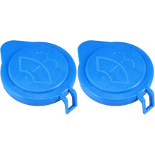 Windshield Washer Fluid Reservoir Cap Blue 2-Pack