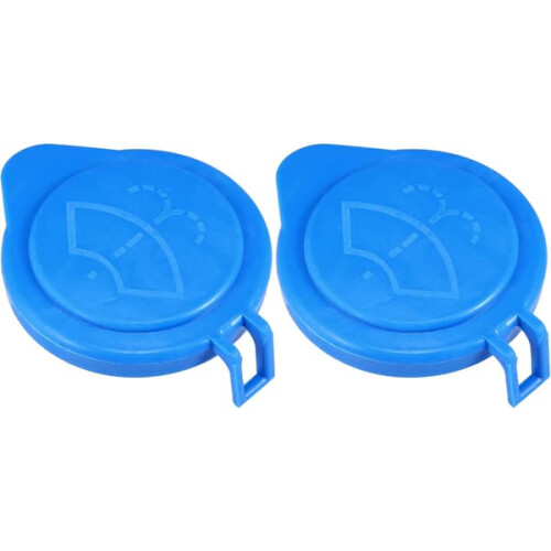 Windshield Washer Fluid Reservoir Cap Blue 2-Pack