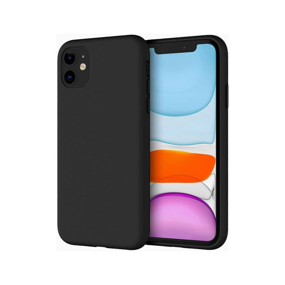 Silicone Iphone 11 Case 6.1 Inch Shockproof Black 962125814729