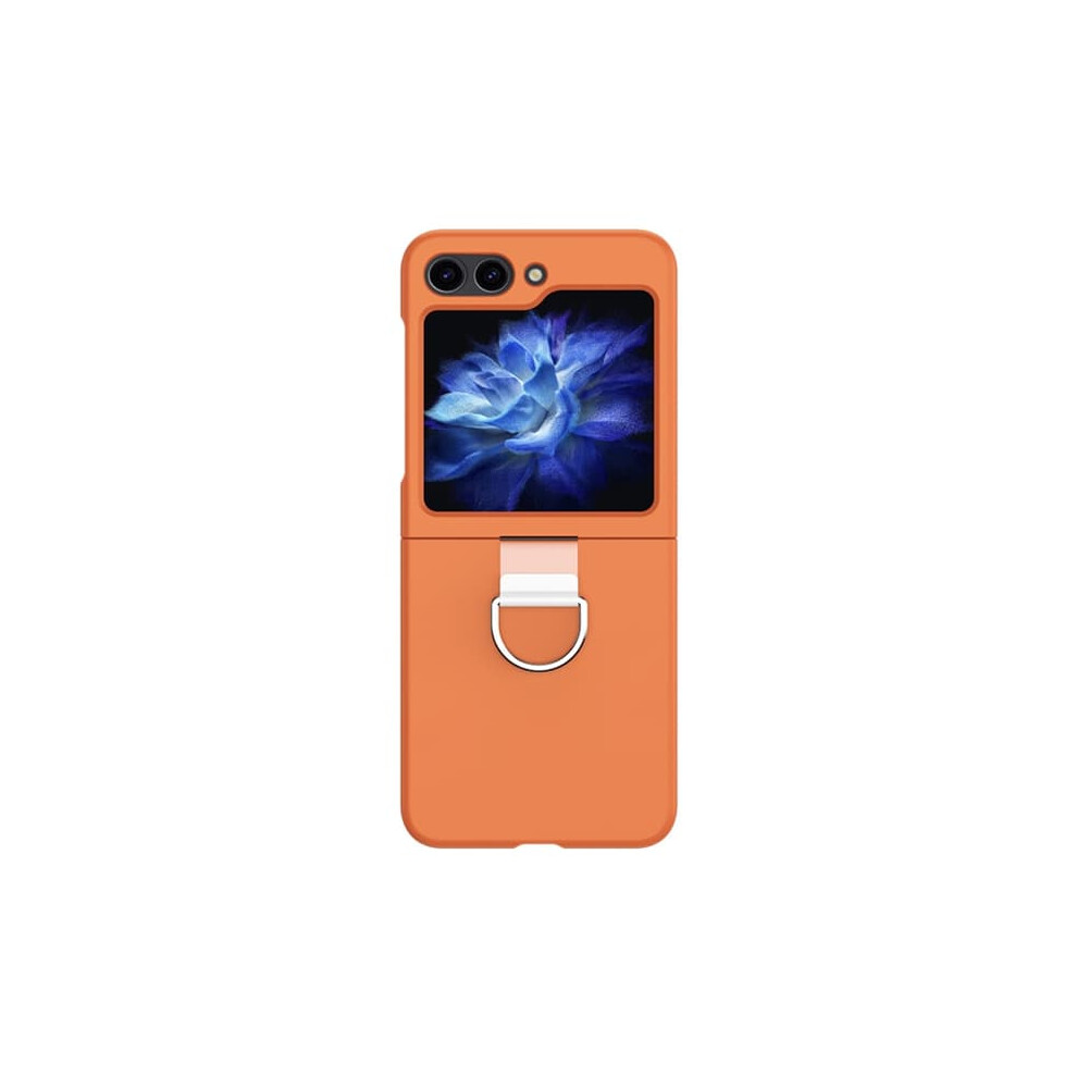 Galaxy Z Flip 6/7 Fe Cover Skin With Touch Ring Holder Orange 962029292067