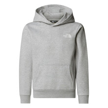 (S, Grey Marl) The North Face Childrens/Kids Dome Logo Cotton Blend Hoodie