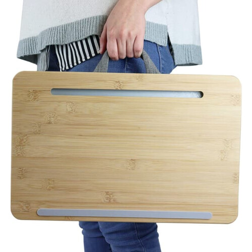 Laptop tray with pillow and knee pad for tablet use 2