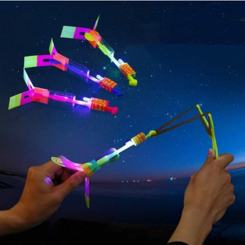 LED Light Arrow Flying Toy Party Gift 20 pcs