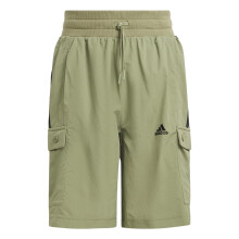 (15-16 Years, Green/Black) Adidas Childrens/Kids Jam Regular Cargo Shorts