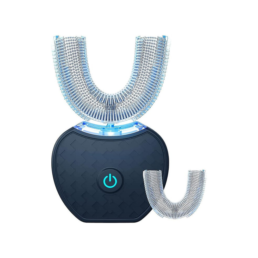 Electric U-Shaped Sonic Toothbrush with Replaceable Heads