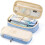 Pencil Case Sky Blue Large Capacity Organizer for Students 1