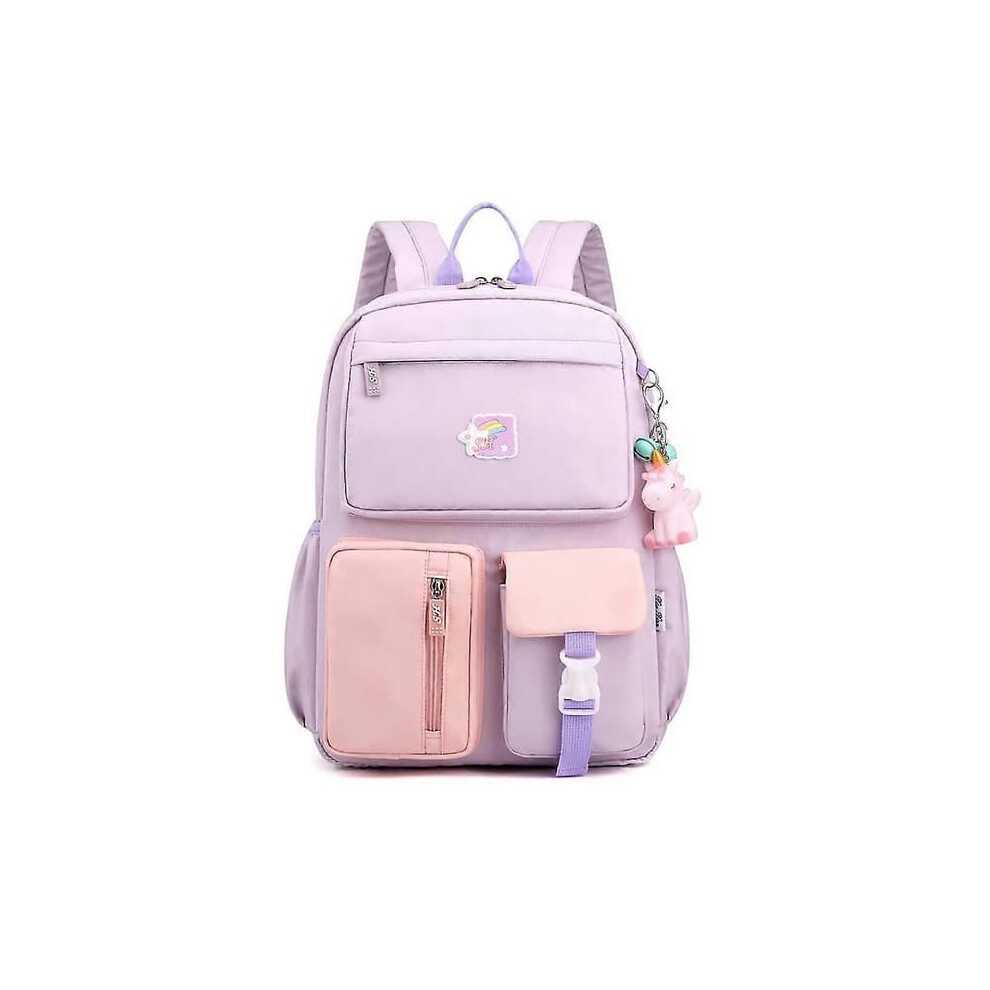 Student backpack purple large compartment