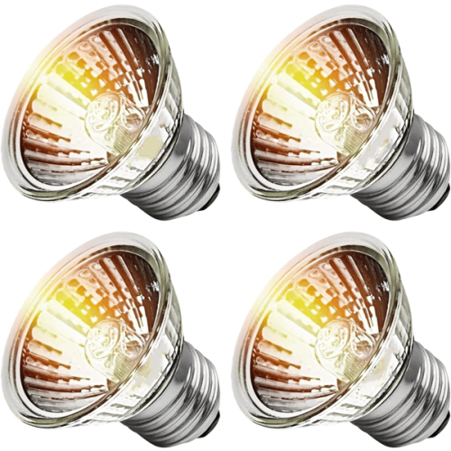 Turtle Heat Lamp UVA UVB 25W 4-Pack