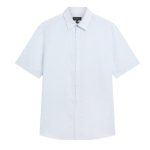 (XL, Light Blue) Ted Baker Mens Baker Regular Short-Sleeved Shirt