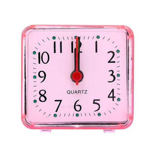 Mini Alarm Clock with Night Light for Students,